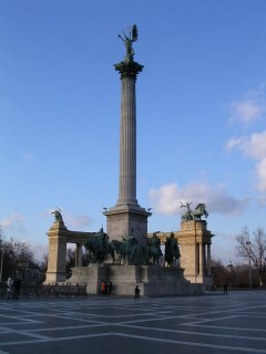 Millenniumsdenkmalin Budapest